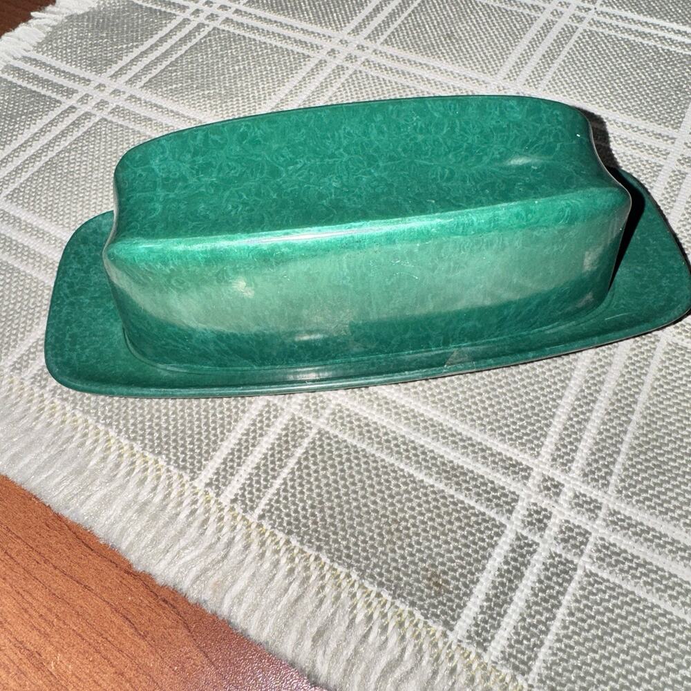 Blanchell Color-flyte Melmac Green Butter Dish
